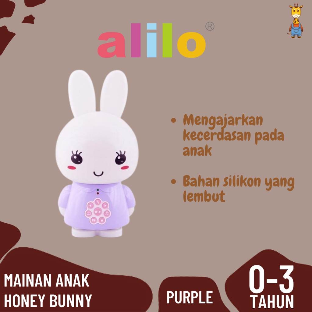 Alilo Honey Bunny/Mainan Bayi/Lagu Anak/Mainan Edukasi Anak