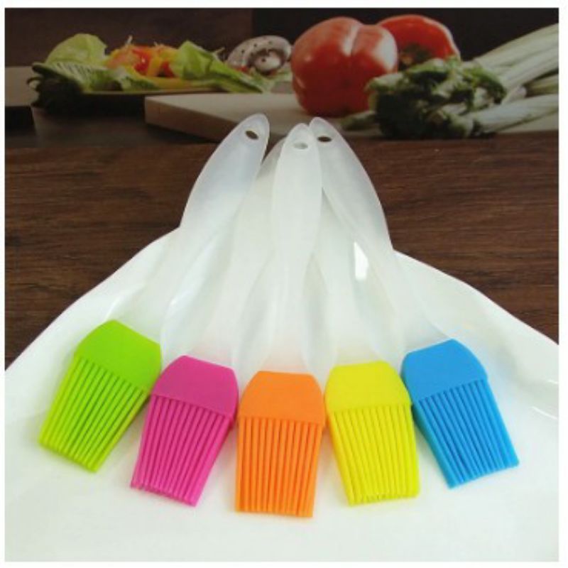 Kuas Mentega Roti Brush Silikon Cake Barbeque 16.5 x 3 cm Small Mysunstore