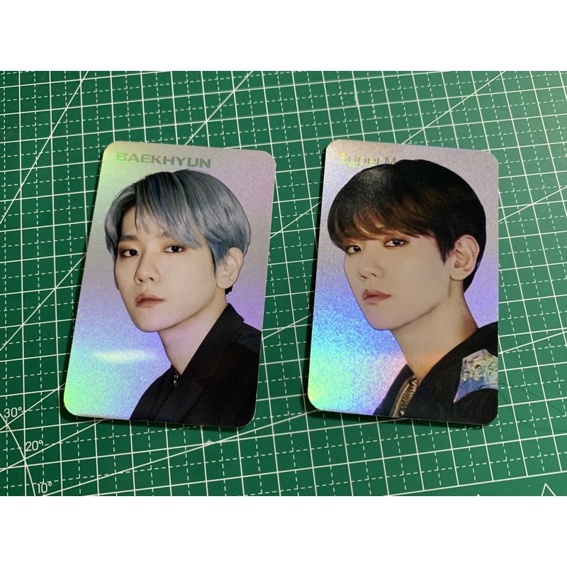 PHOTOCARD HOLO SUPERM BAEKHYUN UNSEALED