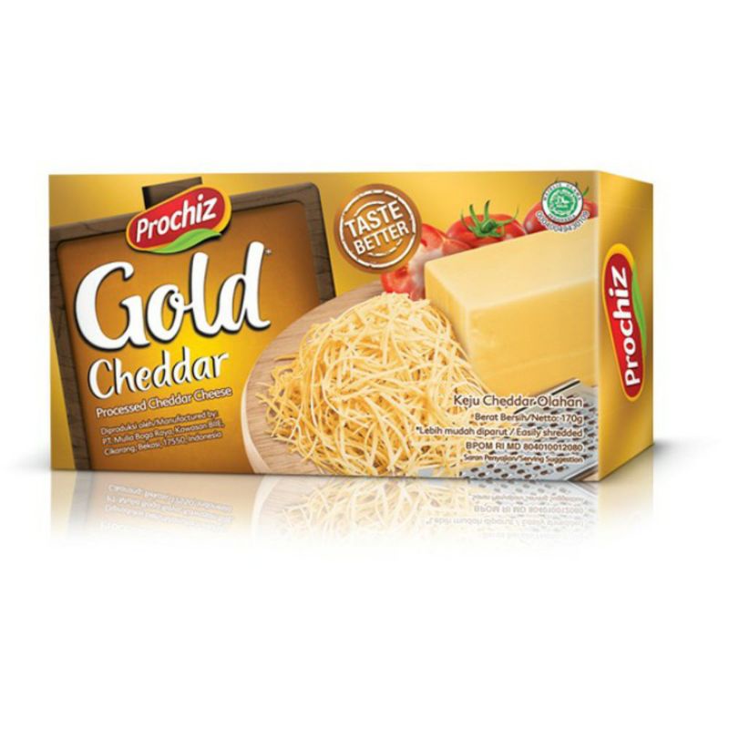 

PROCHIZ CHEDDAR CHEESE GOLD 170 GR