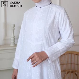 Gamis Plus Bergo Jumbo Haji Umroh Wanita Nabila BB