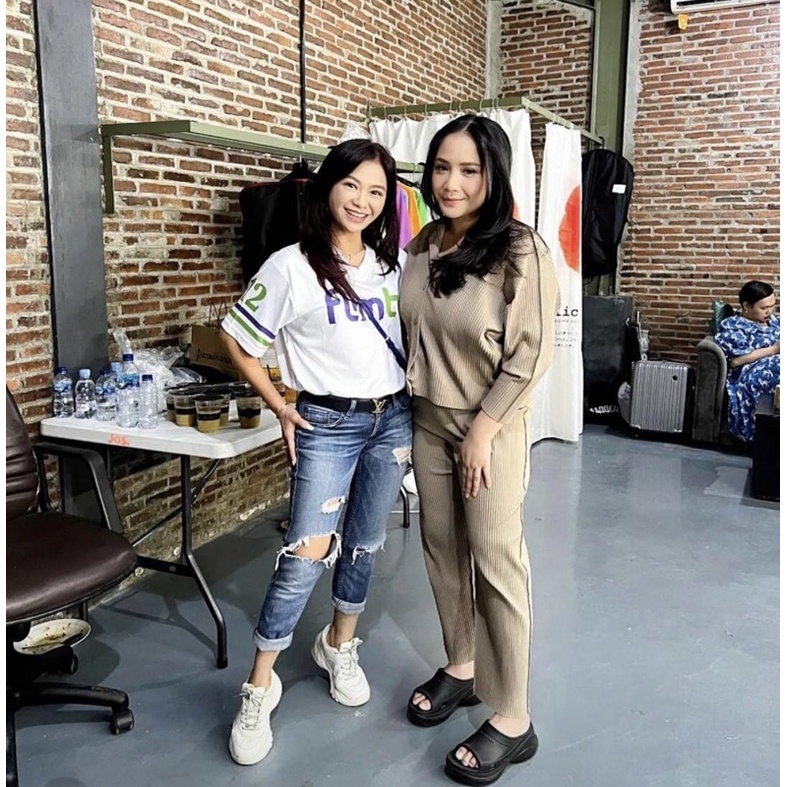 SANDAL SLOP KOKOP WEDGES JELLY IMPORT PREMIUM FUJI