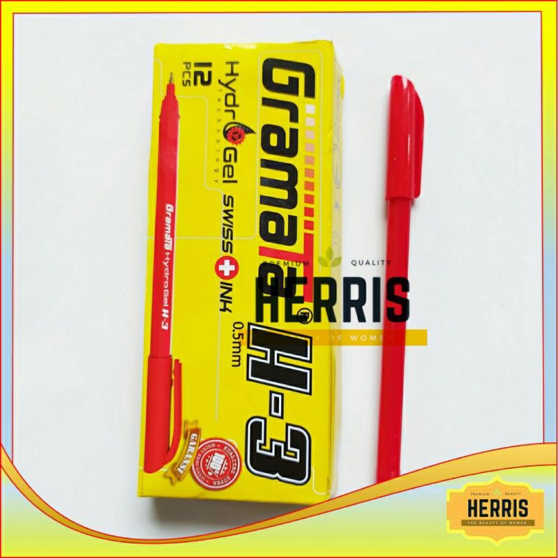 

1 Pcs Pulpen Gramata Tinta Merah Murah