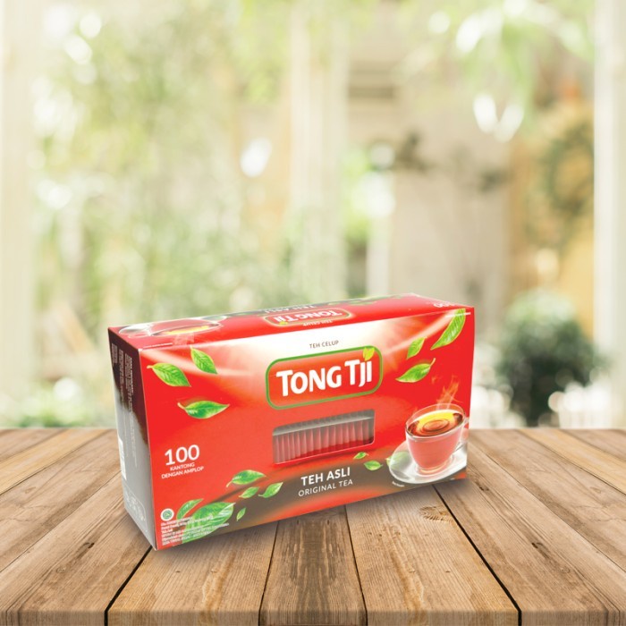 

(BISA COD) Tong Tji Original Tea, Teh Celup Dgn Amplop ( 2 gr x 100 teabags )