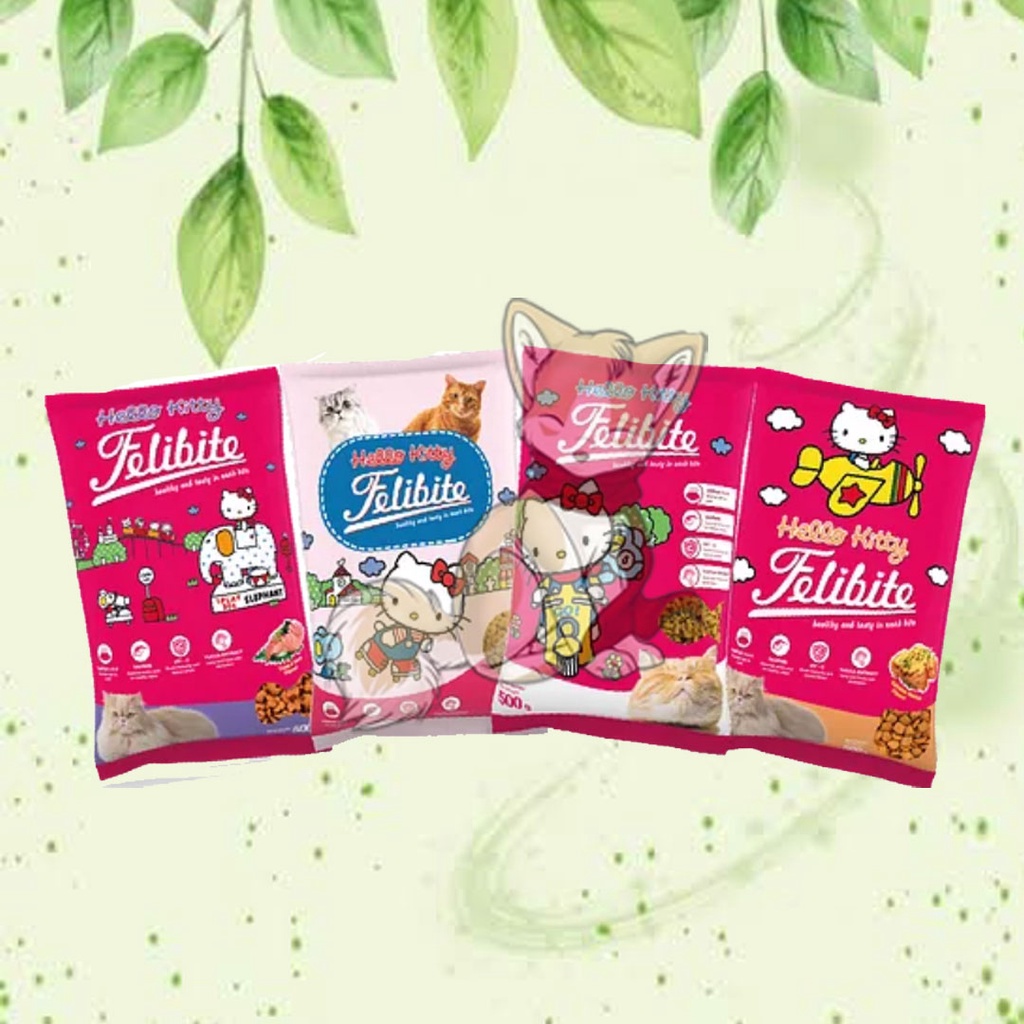 FELIBITE 500GR IKAN / DONAT / SALMON / TUNA makanan kucing kering