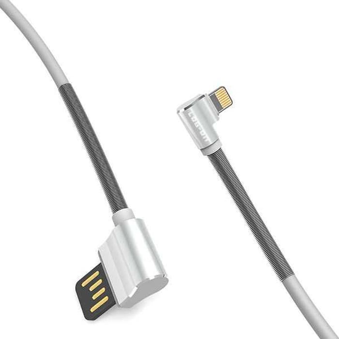 KABEL DATA CHARGER LO-CB55 GAMEGEAR SERIES 2.4A - IOS LIGHTNING USB CABLE- 100CM LOG-ON