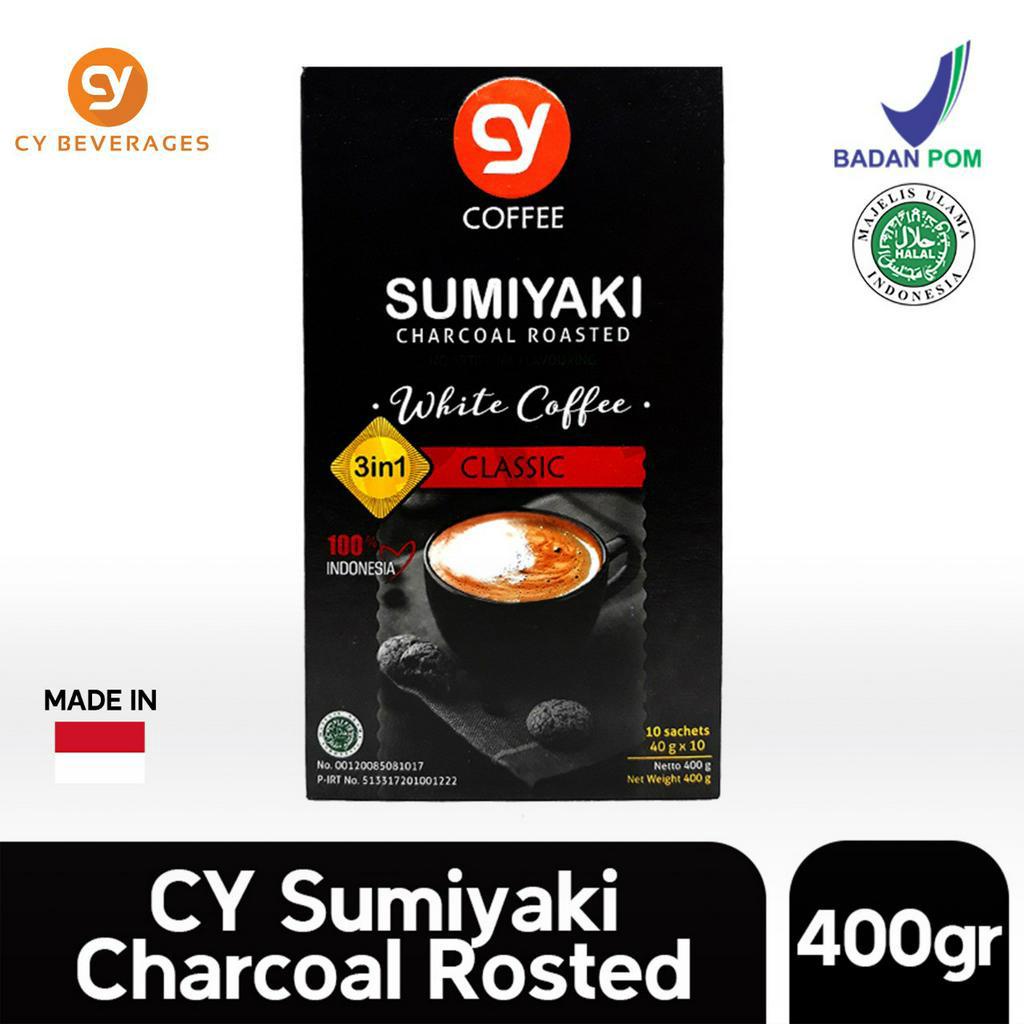 

Cy Sumiyaki White Coffee Charcoal Roasted Instan Kopi Box