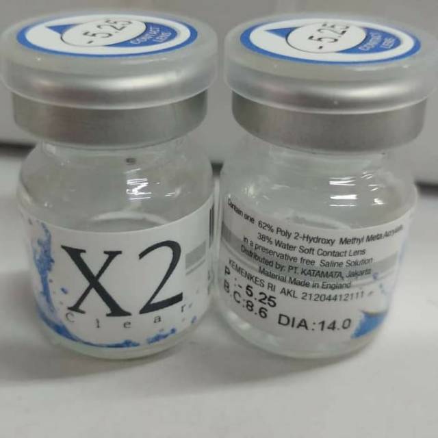 Softlens Softlen Soflens X2 Clear Bening Tahunan 