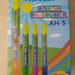 

1 Pcs Spidol Amanda Highlighter Stabilo 2 Mata 2 Warna Twin Head ah-5