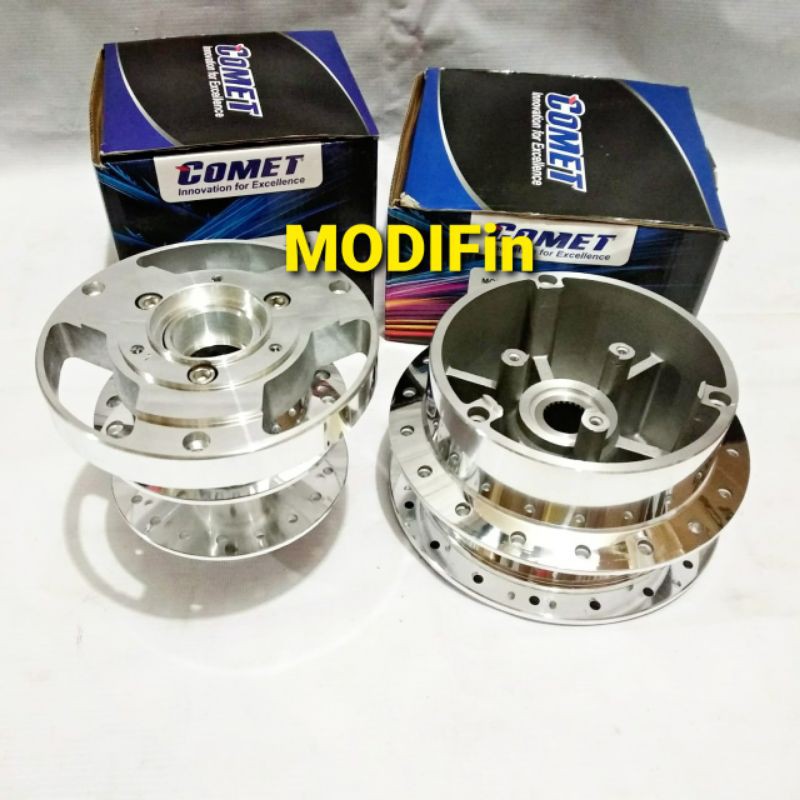 Tromol Set NMAX Comet Crome - Tromol Jari Jari Depan dan Belakang N MAX Krom