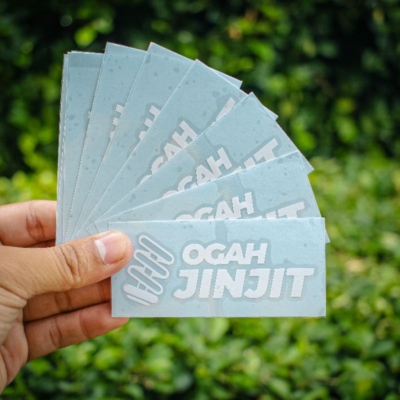 Sticker Cutting - OGAH JINJIT