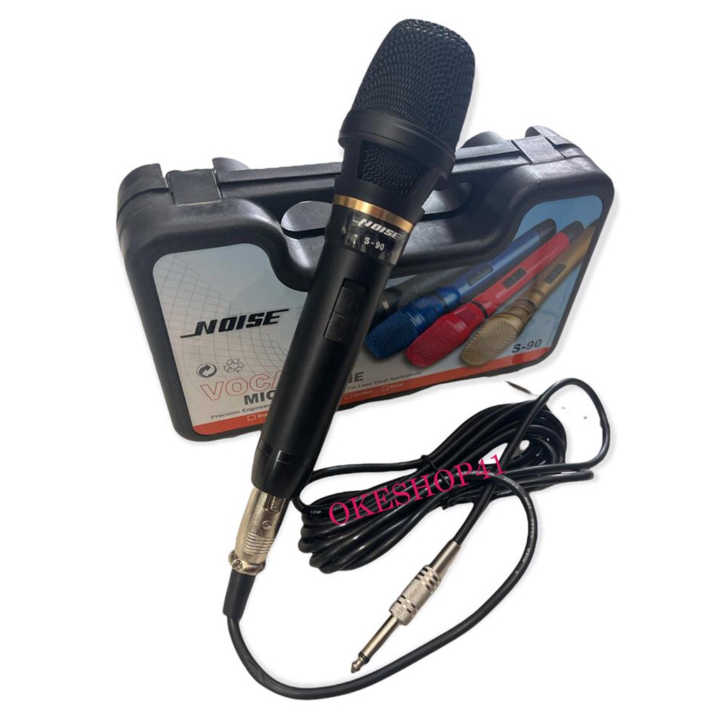 Microphone NOISE S-90 Mic Kabel Karaoke Suara Empuk