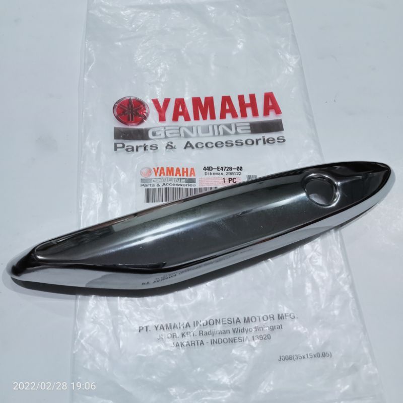 tameng knalpot Xeon karbu cover knalpot Xeon tutup knalpot Yamaha Xeon old