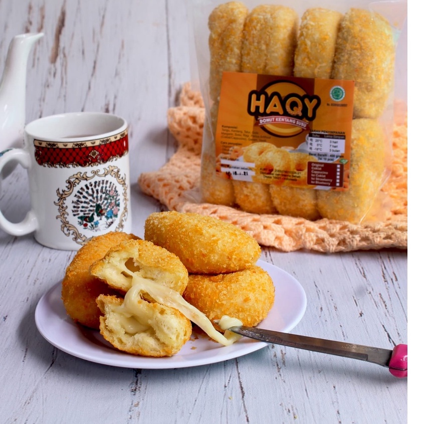 

Haqy Donat Kentang Susu Mozarella 8 pc