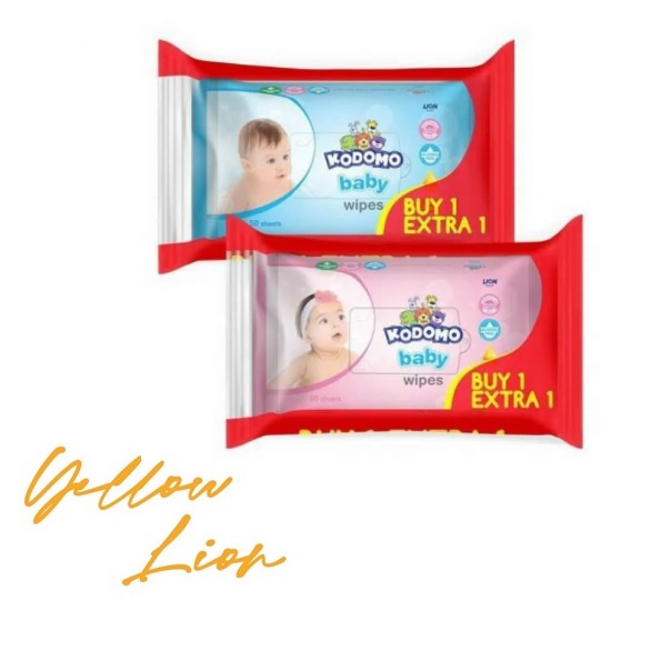 [Buy 1 Get 1] Tisu Basah Kodomo Wipes [50 Lbr]