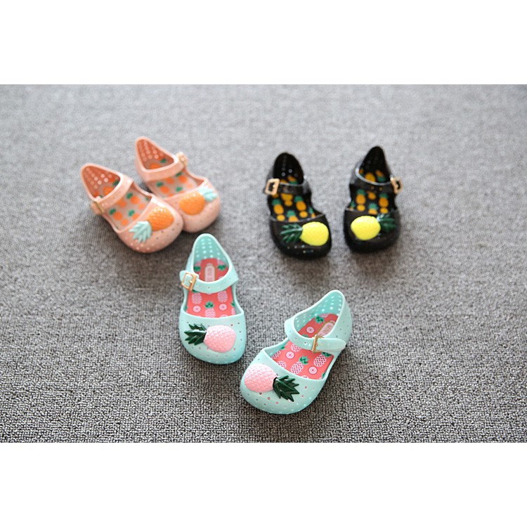 Mini SED/mini melissa replika jelly shoes pineapple