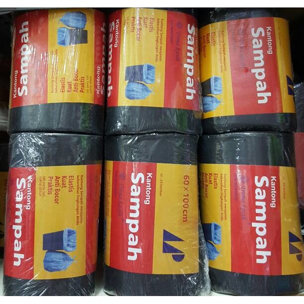 Plastik Sampah Roll 60x100 Cm Isi 20 Pcs