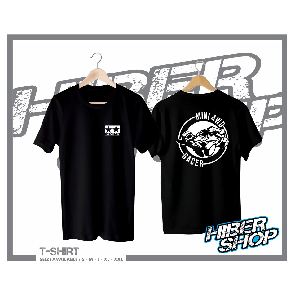 KAOS BAJU TAMIYA MINI 4WD RACER KAOS ANIME T-SHIRT MURAH KEREN TERLARIS - HIBER SHOP