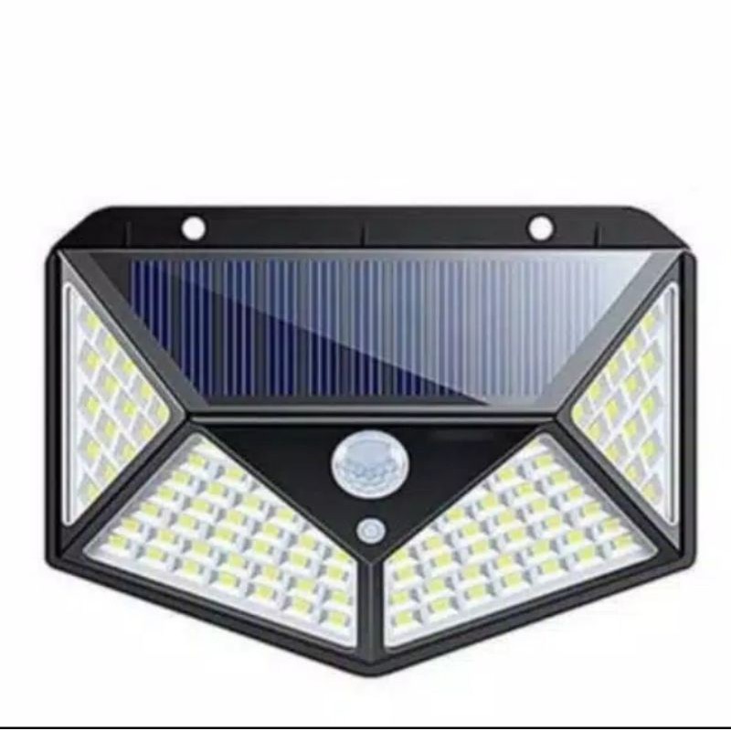 lampu led tenaga surya 100 led