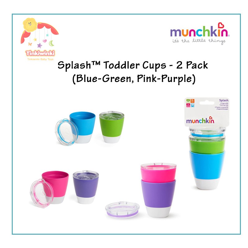 Gelas Minum Munchkin Splash cups 2 pcs