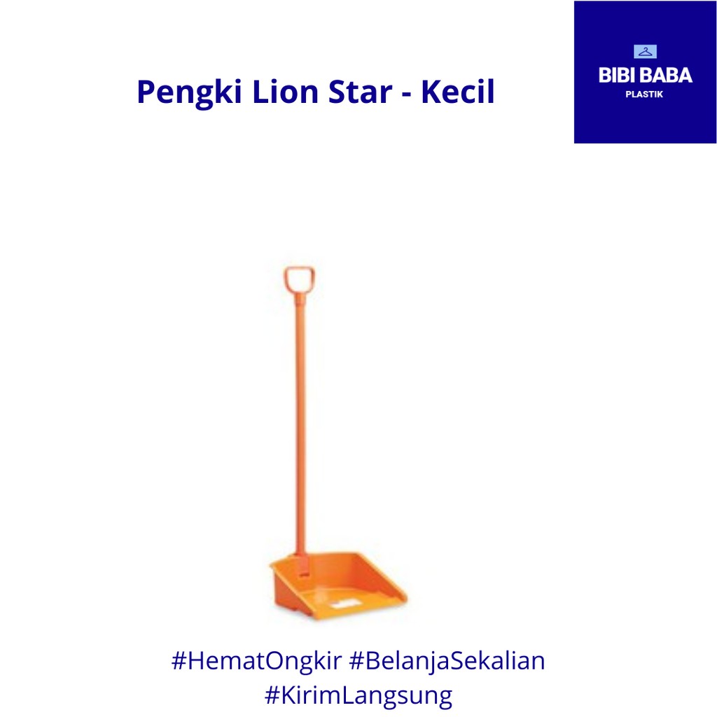 Pengki/Serokan/Sekop Sapu Plastik - Bisa Dilipat - Lion Star - Kecil