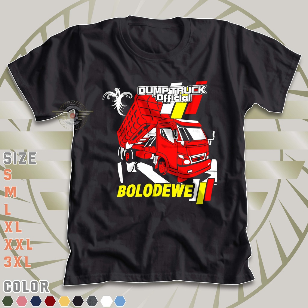Kaos Dump Truck Official Bolo Dewe Baju Truk Muatan Transport Driver Canter Komunitas Sopir - 7183