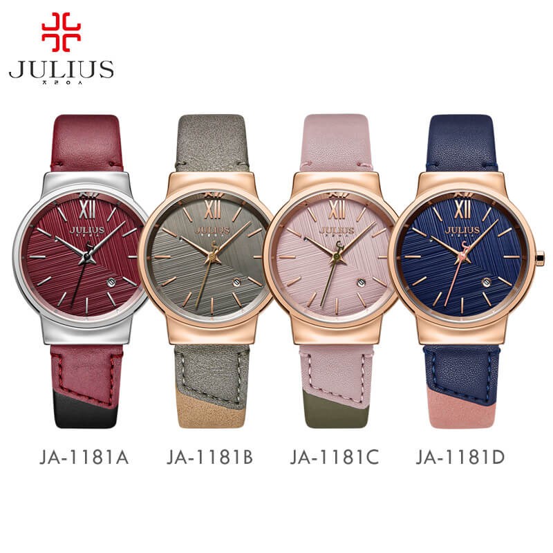 Julius JA-1181 / JA1181 Jam Tangan Wanita Korea Original Desain Unik dan Stylish