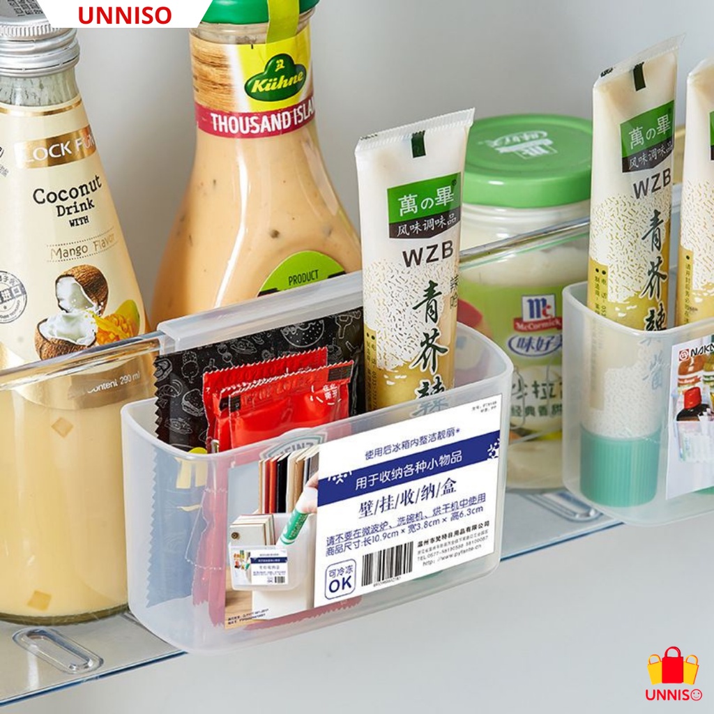 UNNISO - Box Storage Freezer Wadah Tempat Bumbu RK3