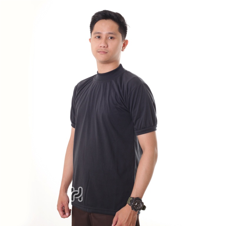 Security Kaos Satpam Terbaru Kerah Tinggi Kerah Panjang Warna Coklat Hitam Navy Tebal, Adem &amp; nyaman