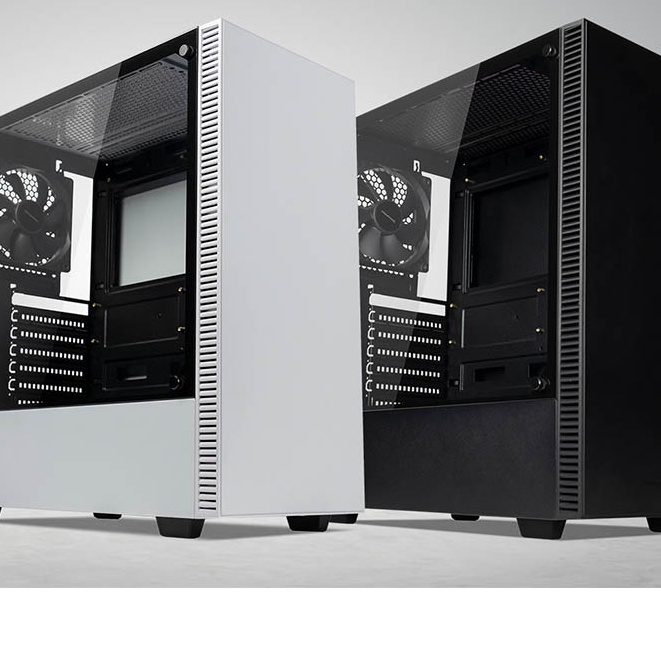 PC CASE GAMING TECWARE FORGE M2 TG ARGB HITAM/PUTIH