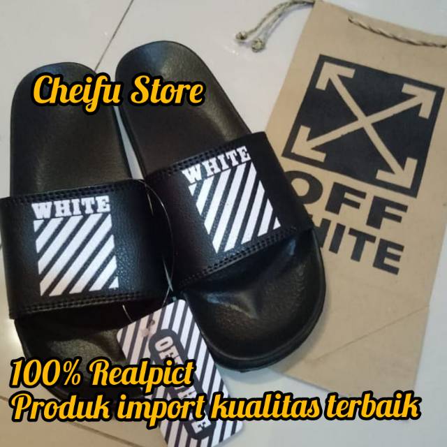COD Sandal Slide Off White Sandal Kekinian Sandal Slop COD Sandal Slide Off White Sandal Kekinian Sandal Slop