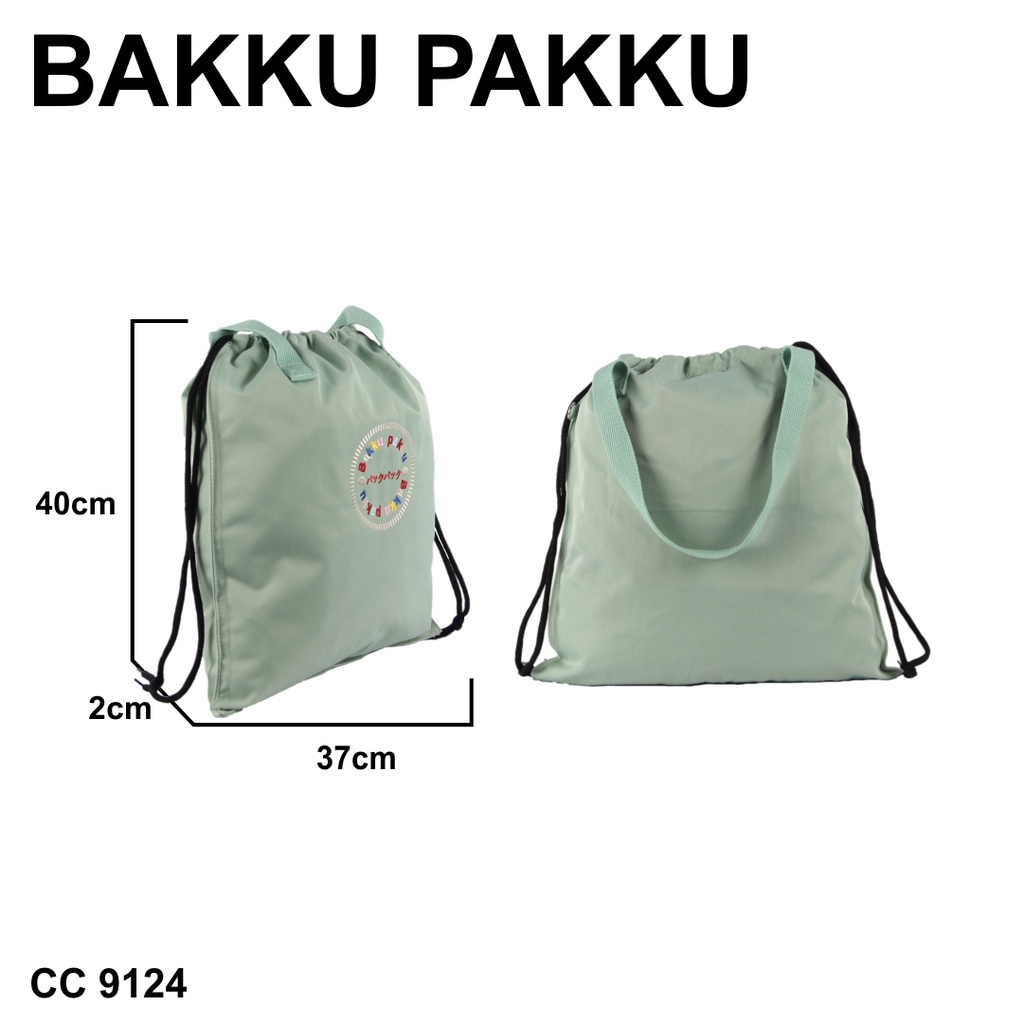 [KLIKTAS] Tas Totebag Perempuan Bakku Pakku CC 9124 -Tas Bahu Korea Anak Modis Fashion Import