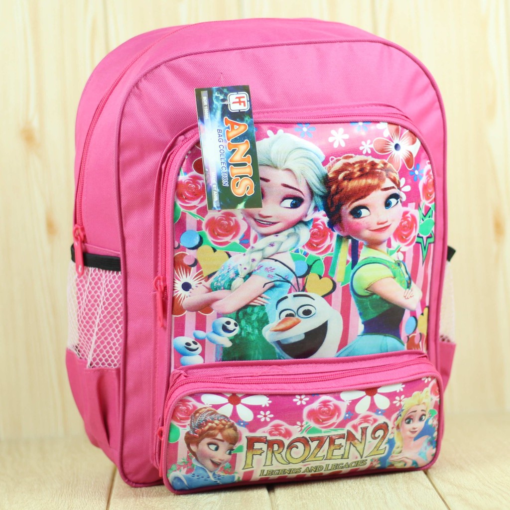 Tas Ransel Anak Cewek Gambar Kartun Frozen Lucu Tas Sekolah PAUD TK SD Keren Terbaru Berkualitas