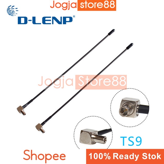 Antena 4G LTE External TS9 Connector 700-2700 mhz 5 dBi Dengan Desain Portabel - Black