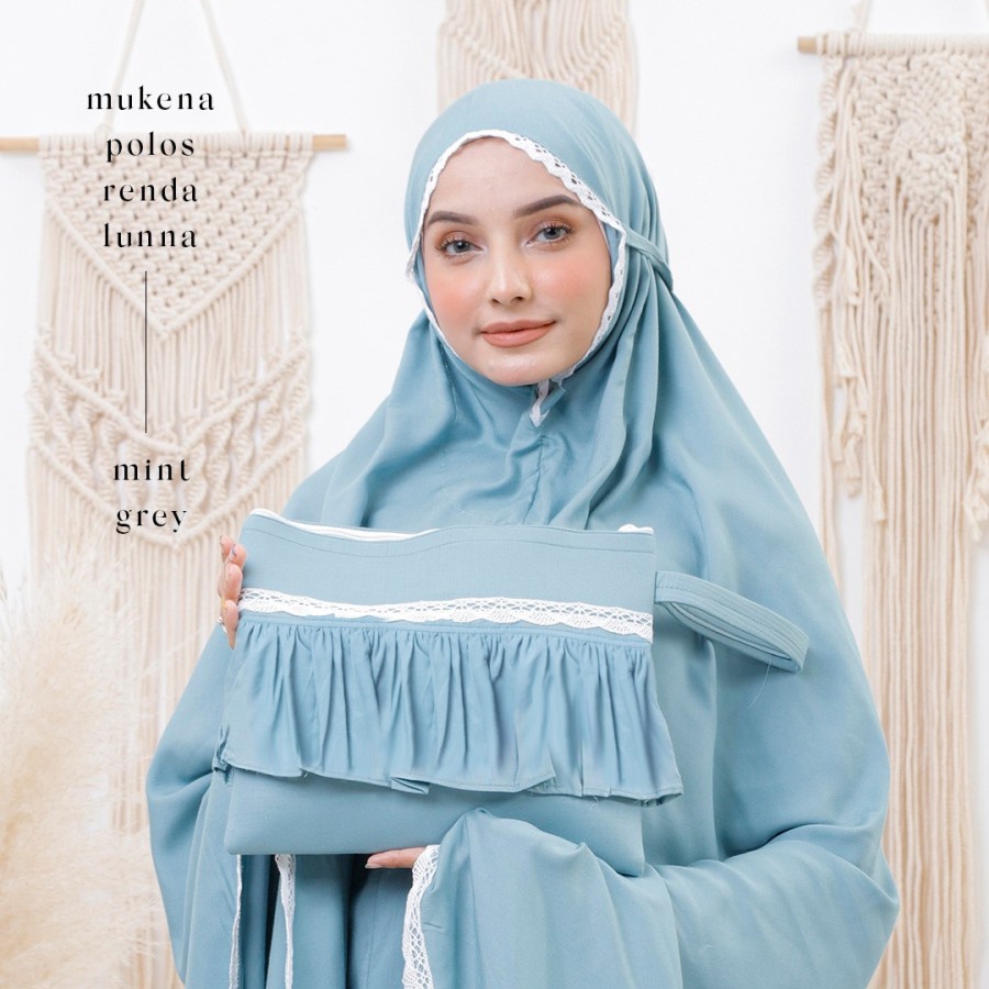 mukena mukena terusan mukena travel murah GROSIR mukena katun mukena traveling N8F3 mukenah dewasa m