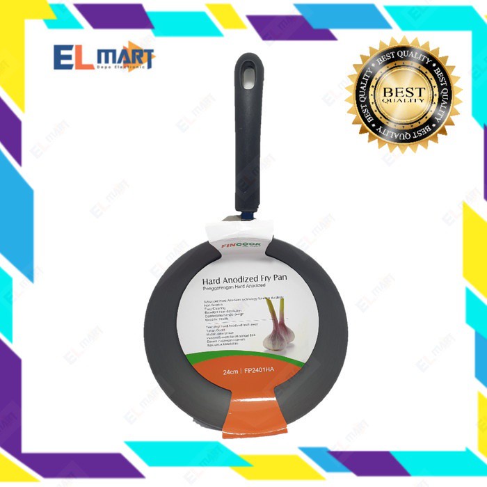 Fincook fry pan hard anodized FP2401HA - wajan anti gores FP 2401HA