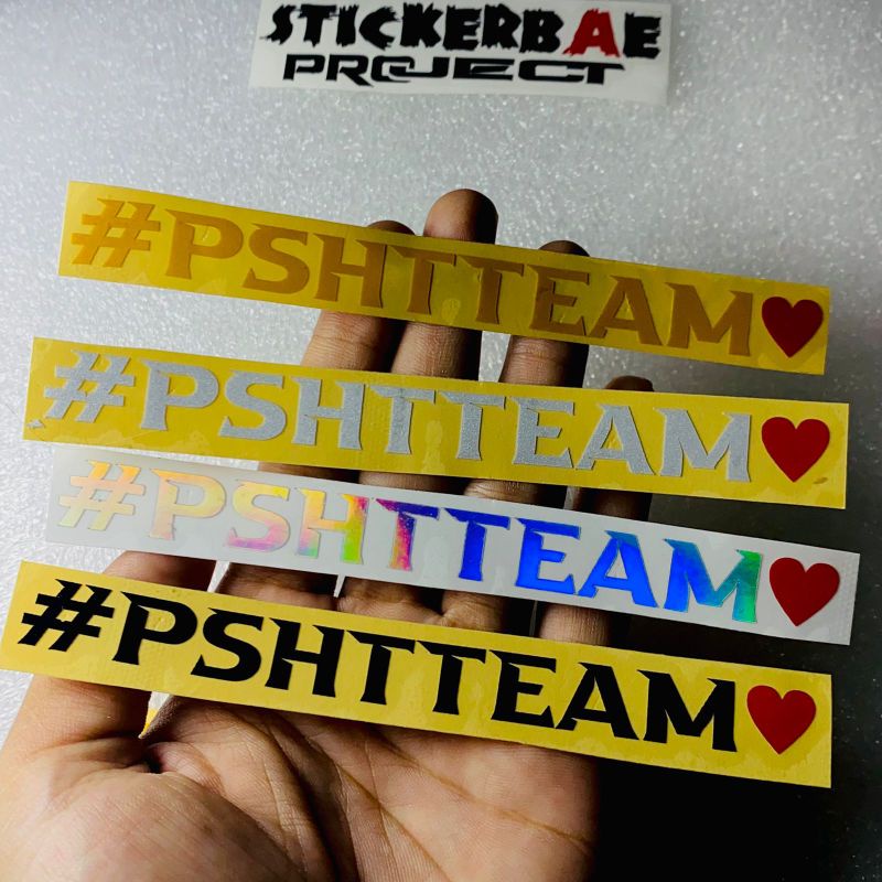 Stiker psht cuting stiker pasukan hati team 1pcs murah berkualitas