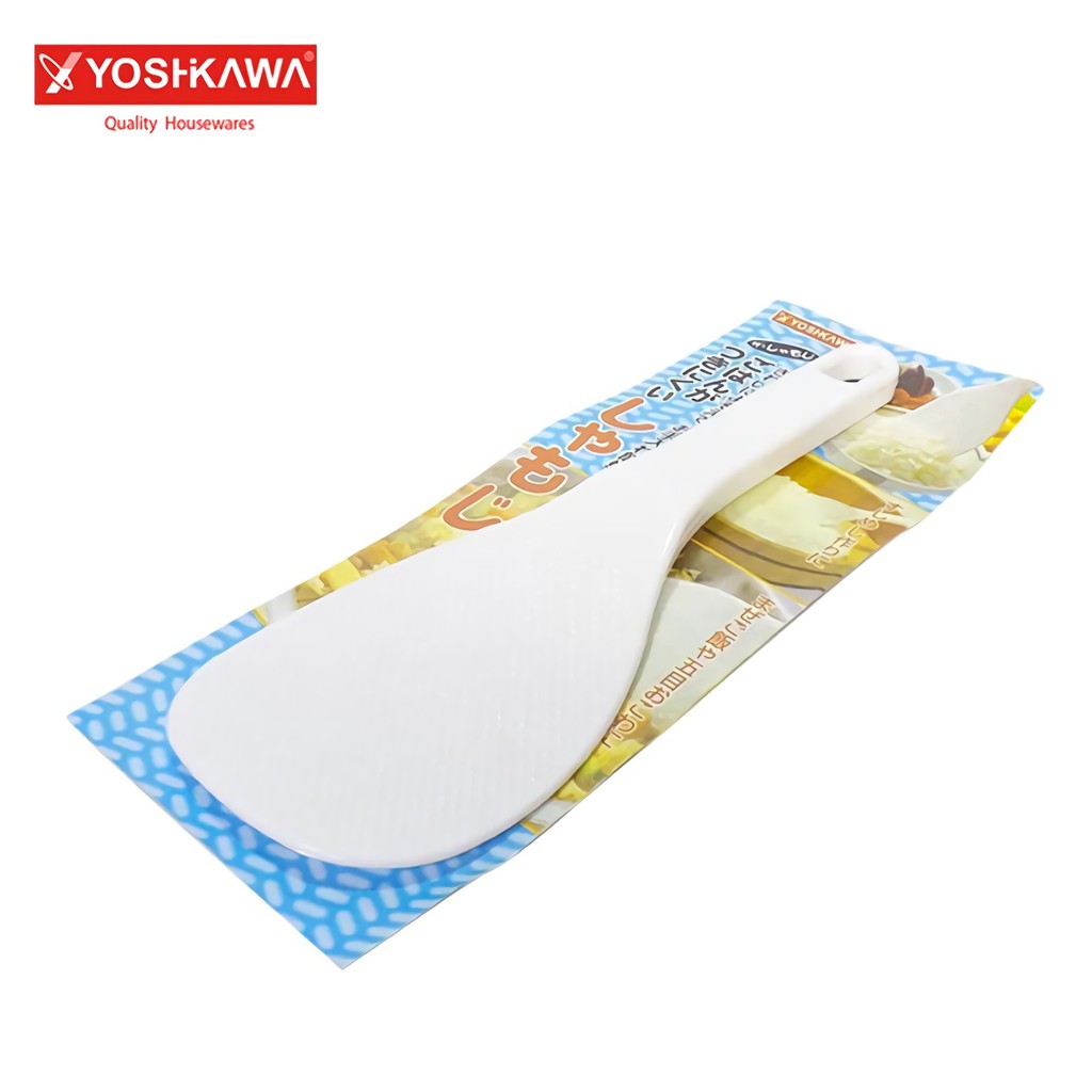 

YOSHIKAWA Centong Nasi 20.5 CM Rice Spoon EVL-S-06 Putih