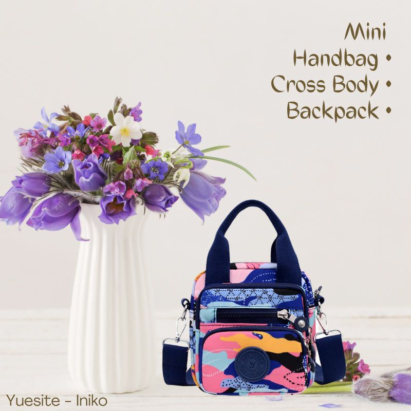 YUESITE INIKO HANDBAG MULTIFUNGSI TENTENG TAS SELEMPANG WANITA RANSEL MINI SMALL IMPORT CYUTEBAGS