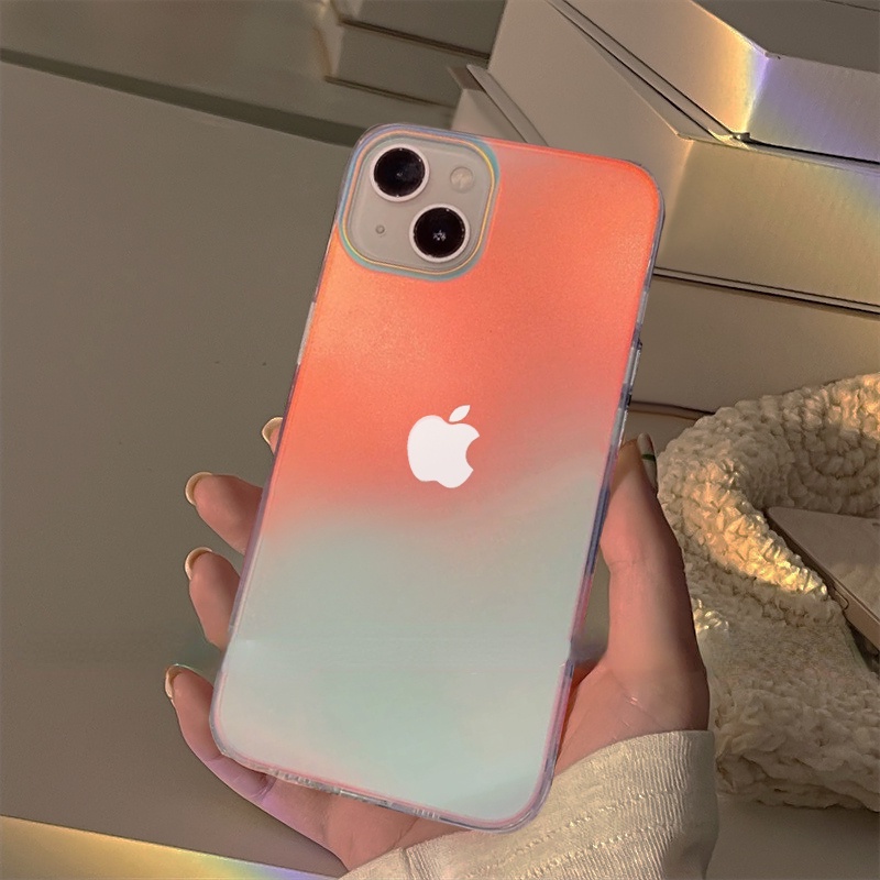 Hologram Holo Matte Shiny Color Changing Case iPhone X XR XS 11 12 13 PRO MAX 7 8 Plus