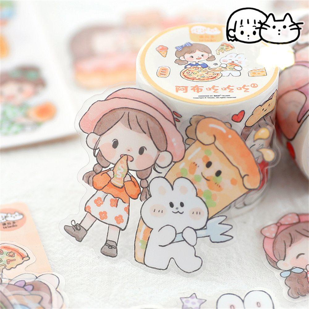 Suyo 27pcs Stiker Motif Kartun Kelinci Lucu Untuk Dekorasi Diary / Jurnal