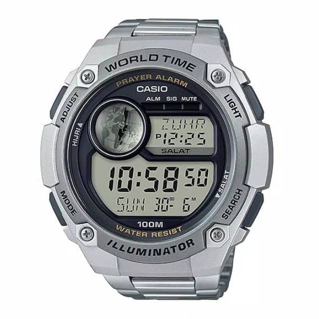 Casio Compass Prayer Type CPA-100D-1A Original / Jam Tangan Pria