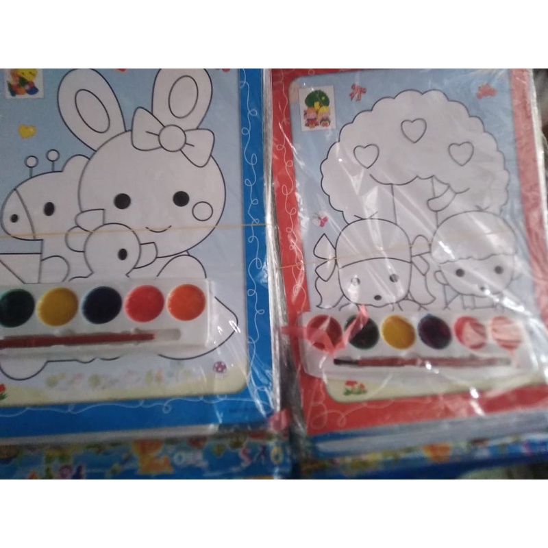 

Lukisan Cat Air 6 warna jumbo