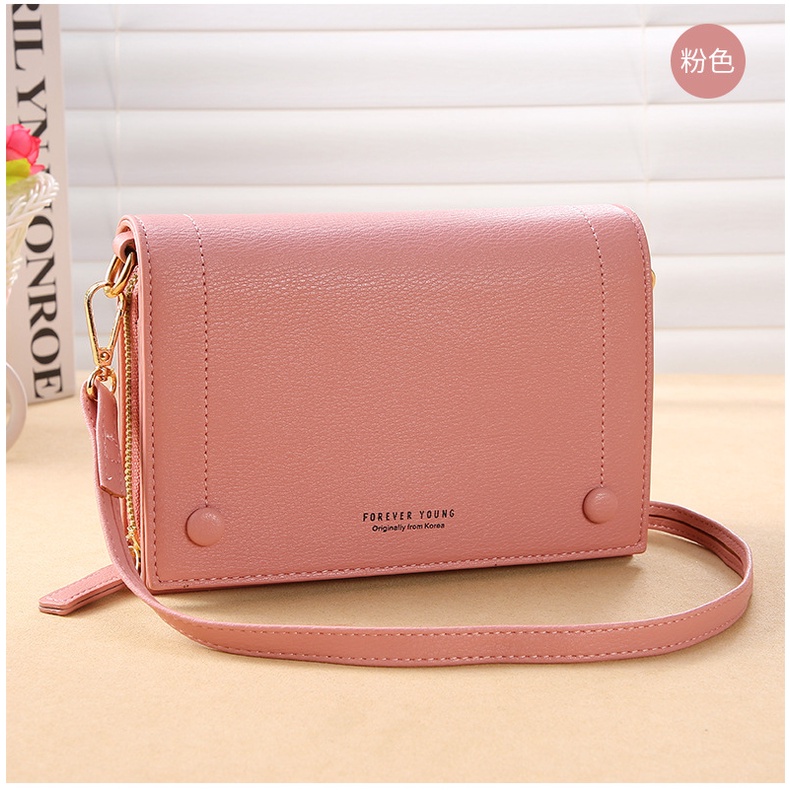 KhatinStore Tas Selempang Wanita Terbaru Import Dompet HP Remaja Cantik FOREVER YOUNG 4 IN 1 - 353