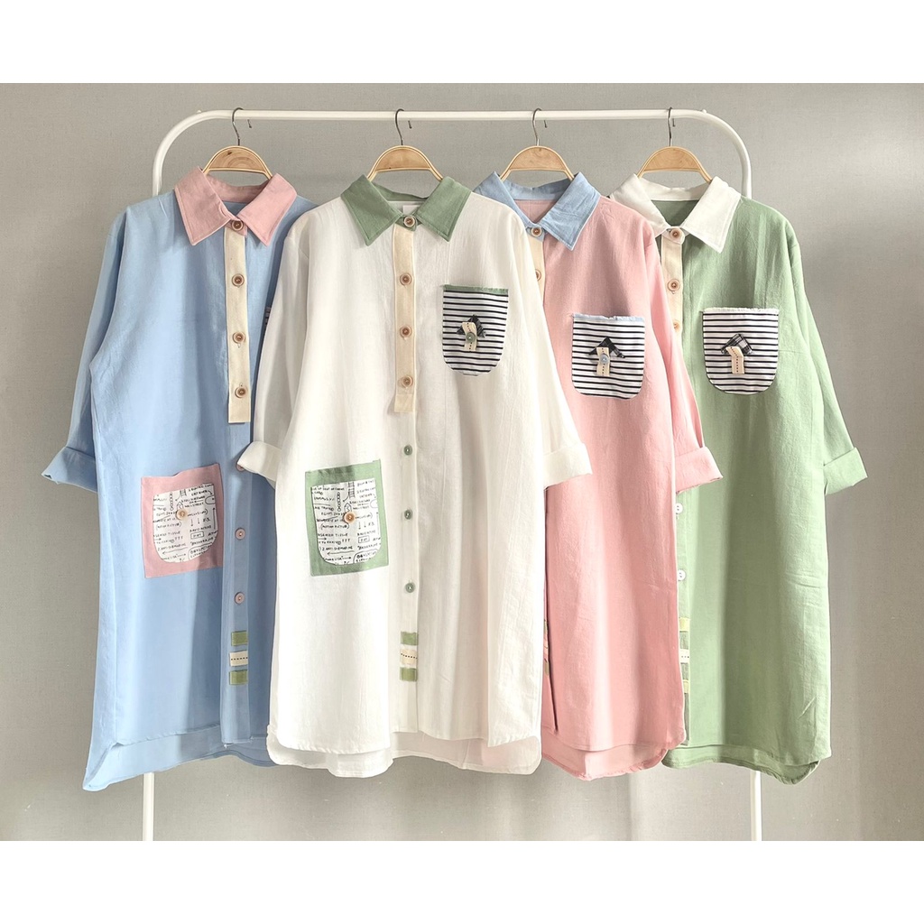 TUNIK LINEN LUBANA RG 6113 HORIZONSTRIPE 110