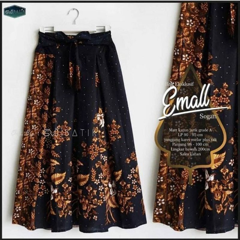ROK BATIK EXLUSIVE ORI / ROK PAYUNG / ROK UMBRELLA Batik Pekalongan