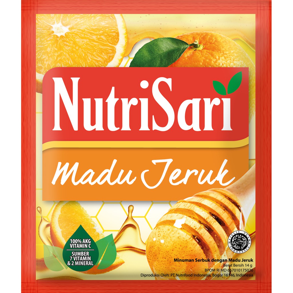 

NutriSari Madu Jeruk 1 PACK (4 RENCENG)