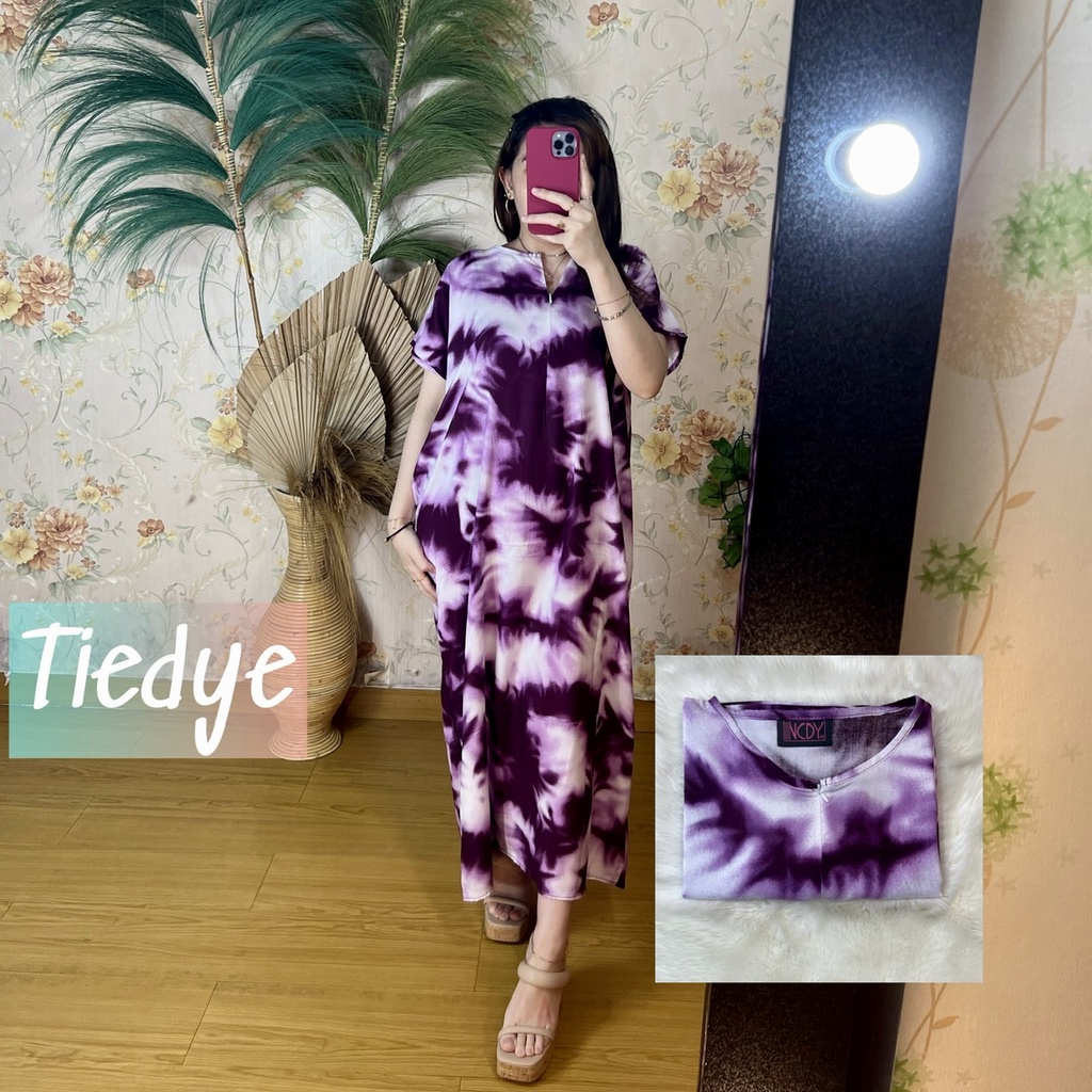 PART1 NCDY HOMEWEAR DASTER PANJANG SEMATA KAKI LD 130cm BUSUI FRIENDLY JUMBO-Tiedye