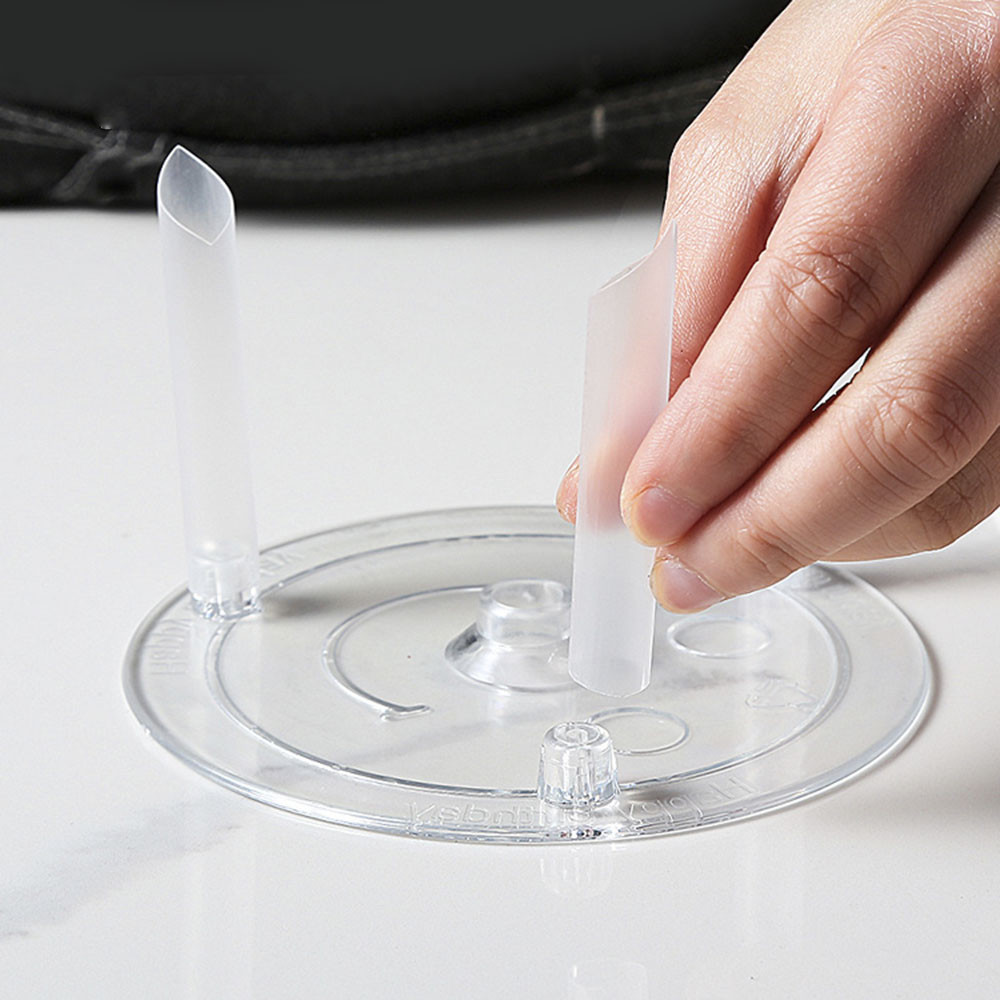 【TERSEDIA &amp; COD】Round Dessert Support Spacer Piling Bracket Multi-layer Cake Support Kitchen DIY Cake Tool