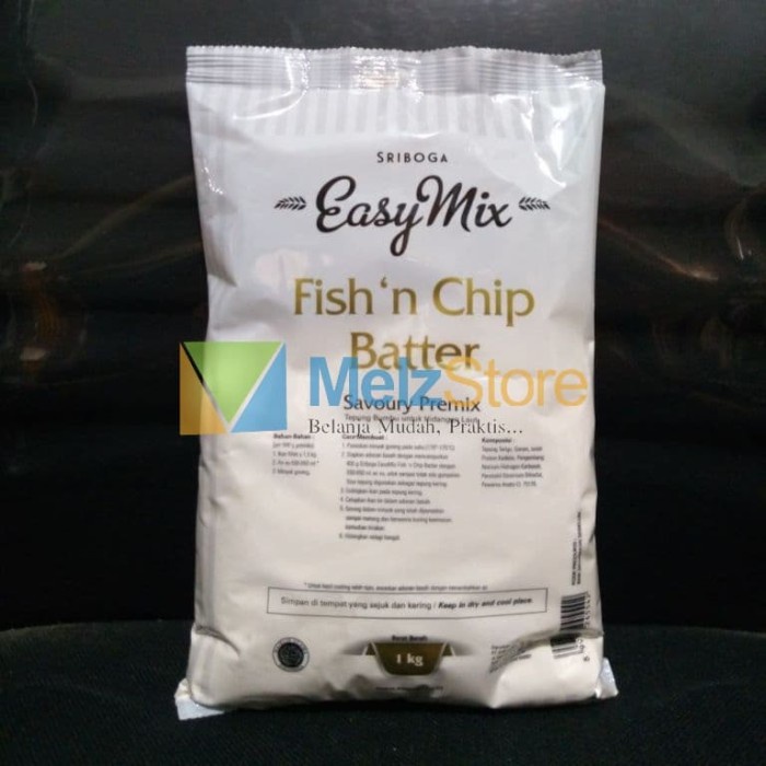 

Ds11 Tepung Premix Sriboga Easymix Fish N Chip Batter 1Kg G6B040B1